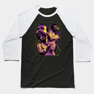 Marvin Vintage Dark Purple Baseball T-Shirt